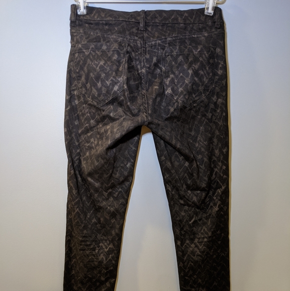 Black and Gold Dynamite Skinny Pants - Picture 4 of 5